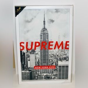 Limited Edition Supreme X Oliver Gal Empire State NYC White Shadow Box